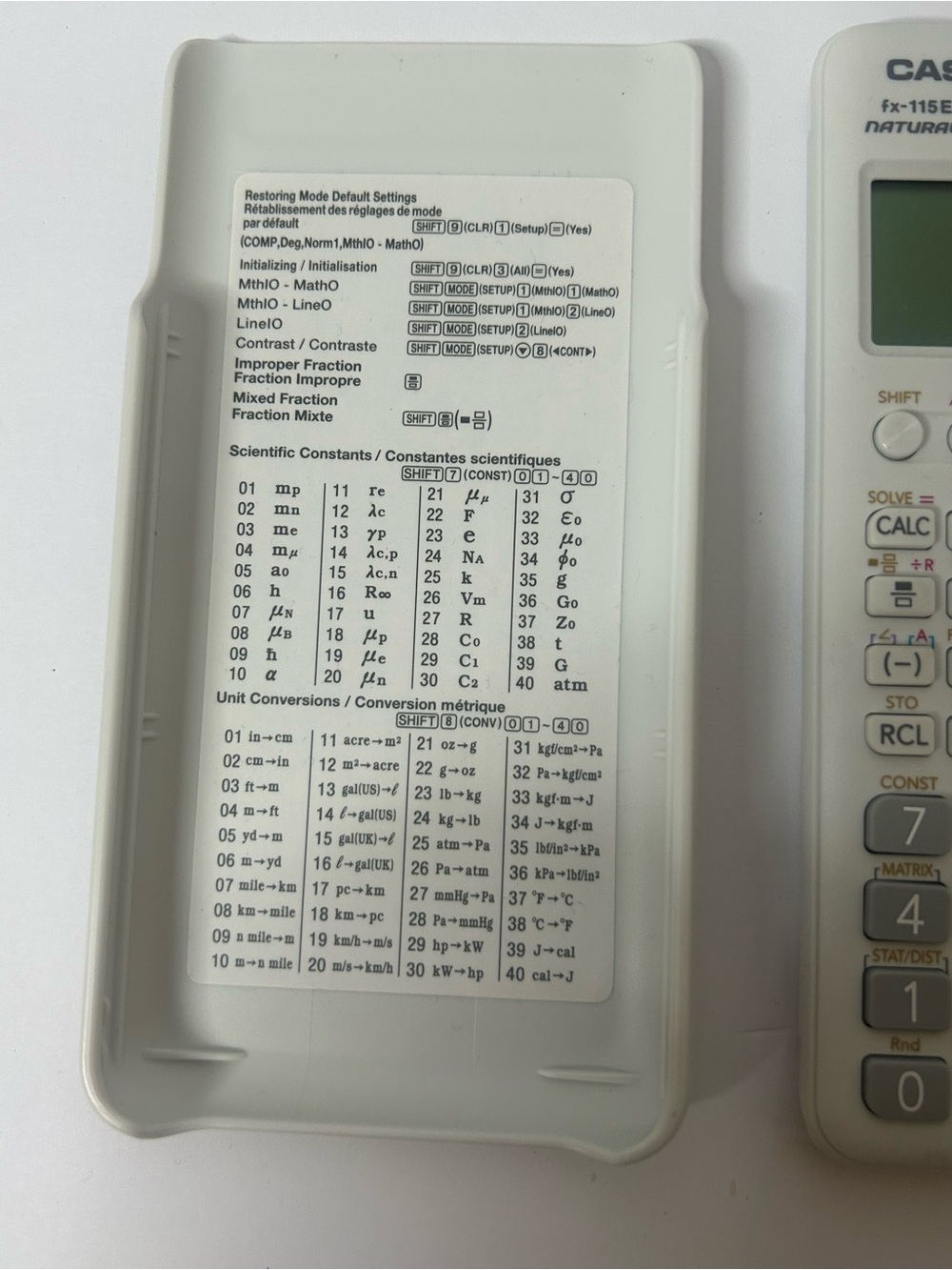 Casio fx-115es Plus Natural VPAM Natural Textbook Display Scientific Calculator - Picture 3 of 8